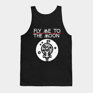 Fly Me To The Moon Tank Top